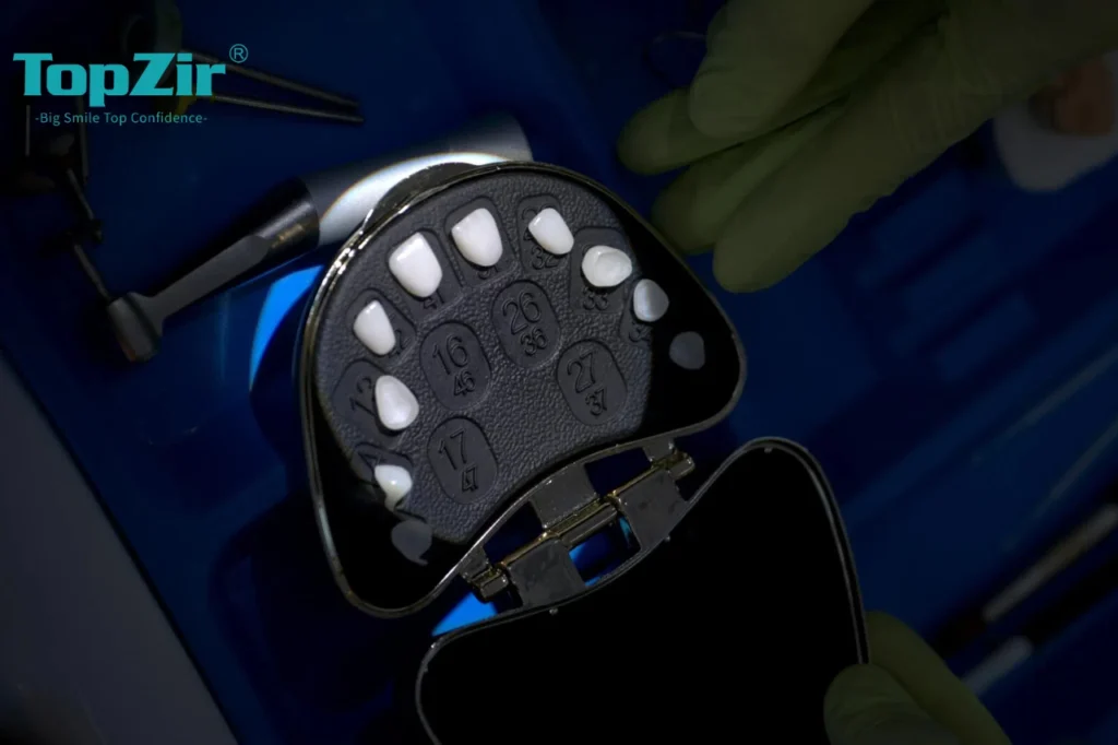 zirconia teeth/tooth, zirconium based porcelain crowns